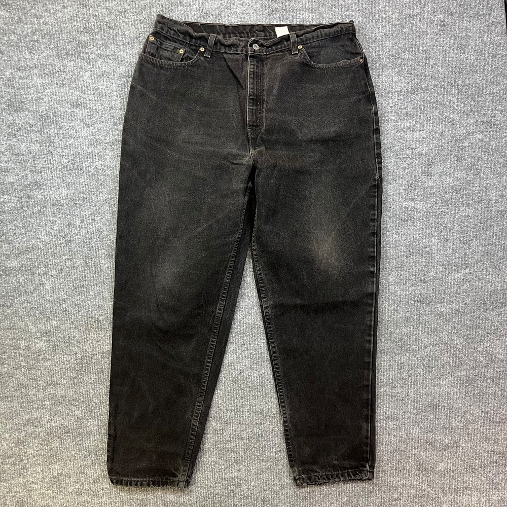Vintage Levi's 550 Relaxed Fit Tapere Leg Jeans Womens 20 Denim USA Made - 38X28